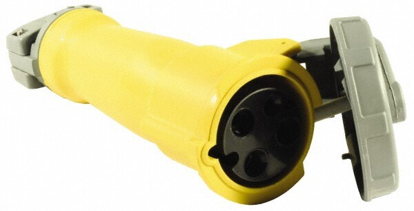 Pin & Sleeve Plugs & Connectors; Pin Configuration: 4 ; Number Of Poles: 3 ; Amperage: 30A ; Voltage: 250V ac ; Connector Diameter: 4.27in ; Overall Length: 9.0500in; 229.90mm