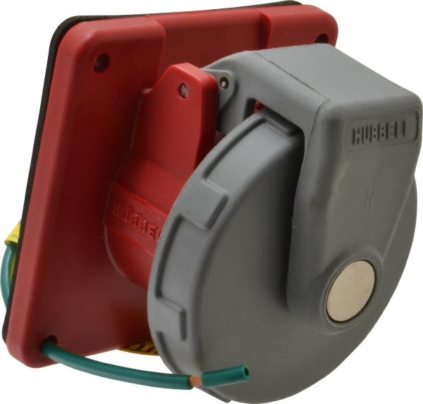 Pin & Sleeve Receptacles; Pin Configuration: 4; 4 ; Amperage: 20A ; Voltage: 480V ac ; Number Of Phases: 3; 3 ; Number Of Wires: 4; 4 ; Iec Pin/Sleeve Style: IEC 60309-1