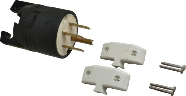 Hubbell Wiring Device-Kellems HBL9451C Straight Blade Plug: 14-50P, Black & White 