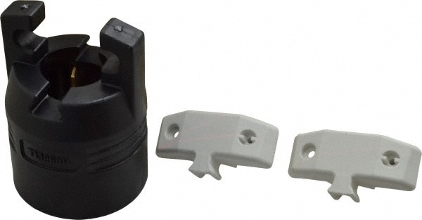 Hubbell Wiring Device-Kellems HBL7513C Straight Blade Plug: 10-50P, Black & White Image