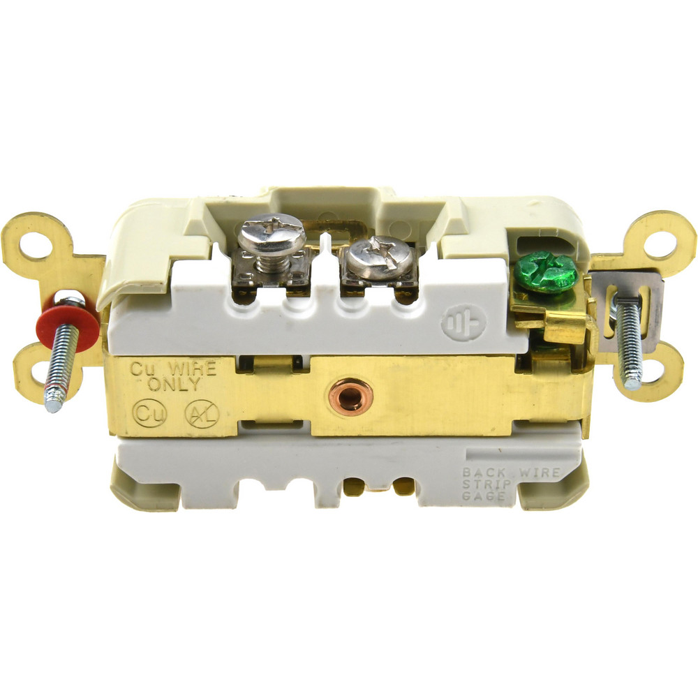 Hubbell Wiring Device-Kellems - Straight Blade Duplex Receptacle
