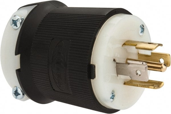 Details about   Cooper Yellow Locking Plug NEMA L21-20P Back WIre 20A 120/208V 3PH 4P5W L2120PY 