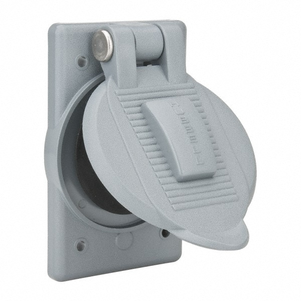 Hubbell Wiring Device-Kellems HBL7423WO Weather Proof Electrical Box Cover: Polycarbonate Image