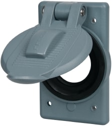 Hubbell Wiring Device-Kellems HBL7425WOA Weather Proof Electrical Box Cover: Polycarbonate Image