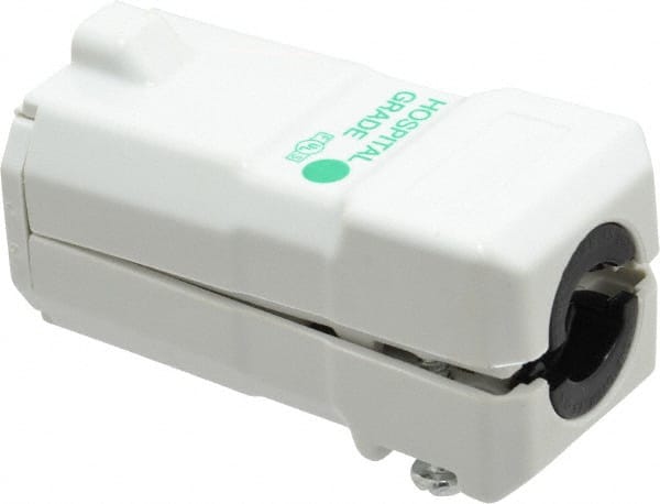 Hubbell Wiring Device-Kellems HBL8119V Straight Blade Connector: Hospital, 5-15R, 125VAC, White 