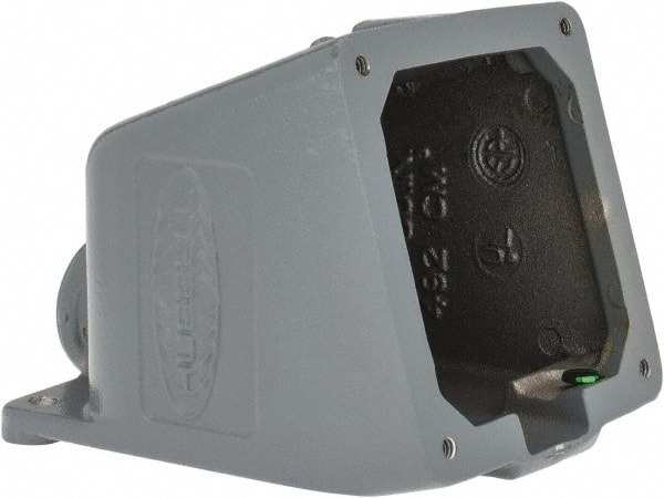 Hubbell Wiring Device-Kellems BB201W 20, 30 Amp, 3/4 Inch Hub Size, Cast Aluminum Pin and Sleeve Angle Back Box 