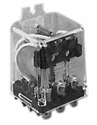 SCHNEIDER ELECTRIC RPM22F7 Plug In Relay,8 Pins,Square,120VAC 