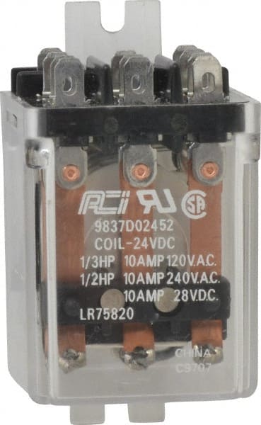 Square 24VDC 11 Pins Plug In Relay
