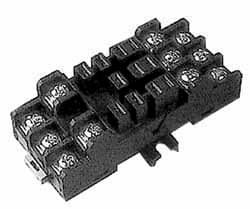 Relay Sockets; Socket Shape: Octal ; Contact Amperage: 16A ; Voltage: 250V ; Standards: cULus ; Number Of Pins: 11; 11 ; UNSPSC Code: 39122335