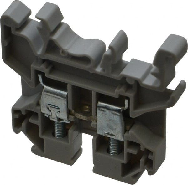 Terminal Blocks; Block Type: General Purpose ; Amperage: 25 ; Maximum Compatible Wire Size (AWG): 20/12 ; Overall Height (mm): 47 ; Overall Depth (mm): 40-1/2 ; Overall Width (mm): 5-1/2