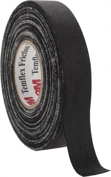3M - Electrical Tape: 3/4″ Wide, 60' Long, 13 mil Thick, Black
