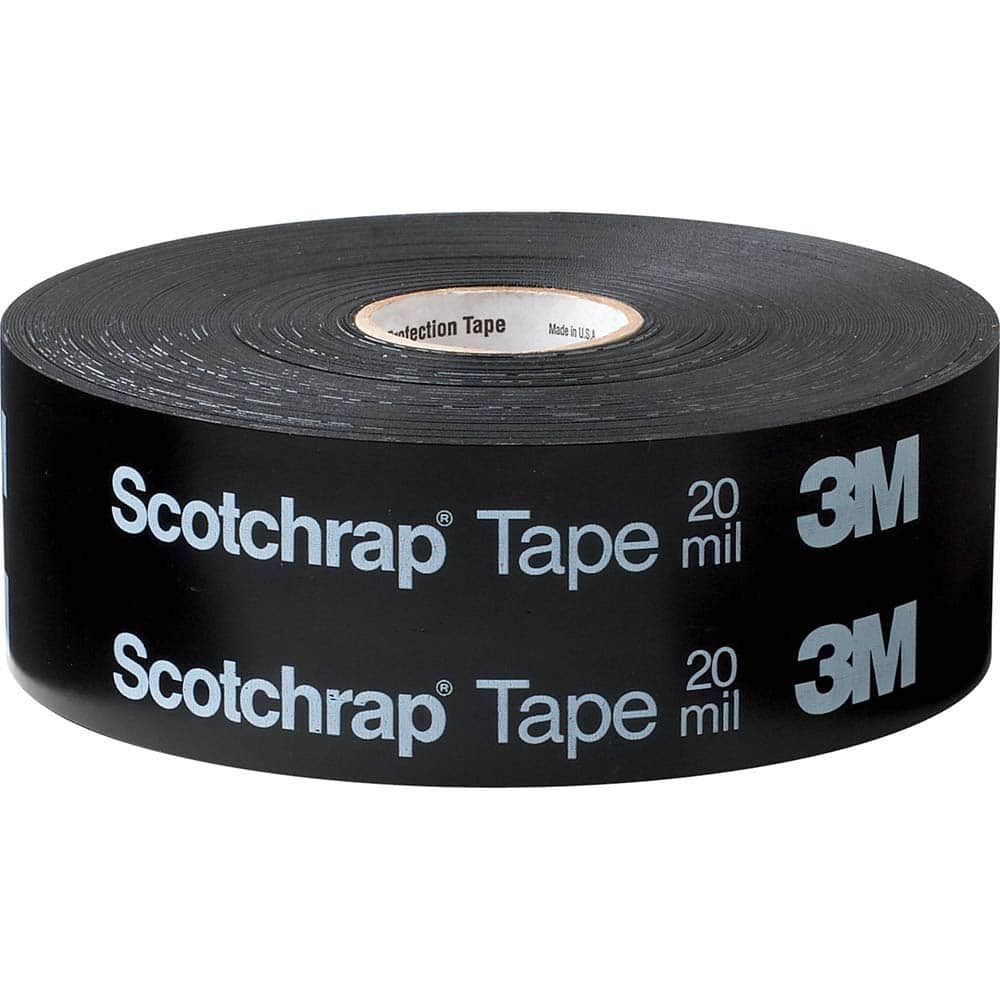 Electrical Tape: 2" Wide, 100' Long, 20 mil Thick, Black