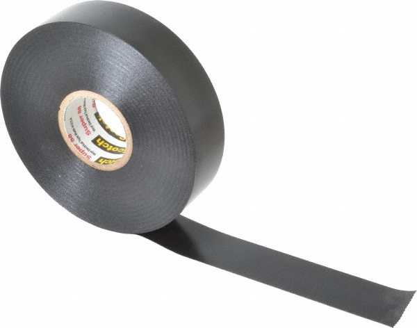 Electrical Tape: 3/4" Wide, 66' Long, 8.5 mil Thick, Black