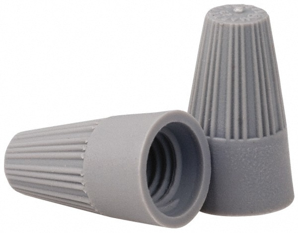 Standard Twist-On Wire Connector: Gray, Corrosion-Resistant