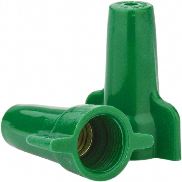 Ideal 30-092 Wing Twist-On Wire Connector: Green, Flame-Retardant, 2 AWG Image