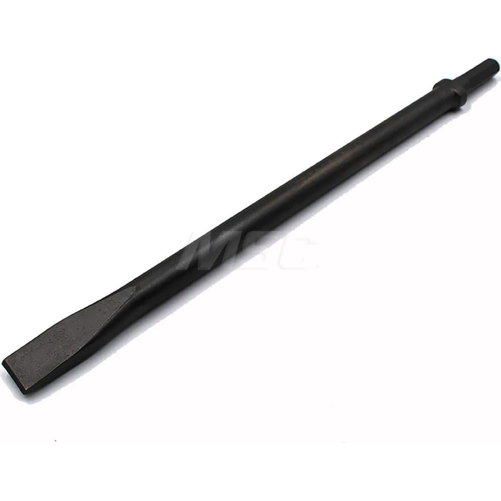 Ingersoll Rand HH1-214F-18 Hammer & Chipper Replacement Chisel: Flat, 1" Head Width, 18" OAL 