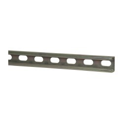 10' Long x 1-5/8" Wide x 13/16" High, 14 Gauge, Strip Steel, Half Slot Framing Channel & Strut