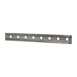 Thomas & Betts B1200P 10 10 Long x 1-5/8" Wide x 13/16" High, 14 Gauge, Strip Steel, Punched Framing Channel & Strut 