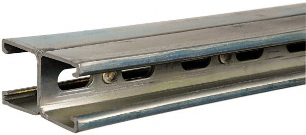 Thomas & Betts A1202HS 10 10 Long x 1-5/8" Wide x 1-5/8" High, 12 Gauge, Strip Steel, Back to Back Half Slot Framing Channel & Strut 