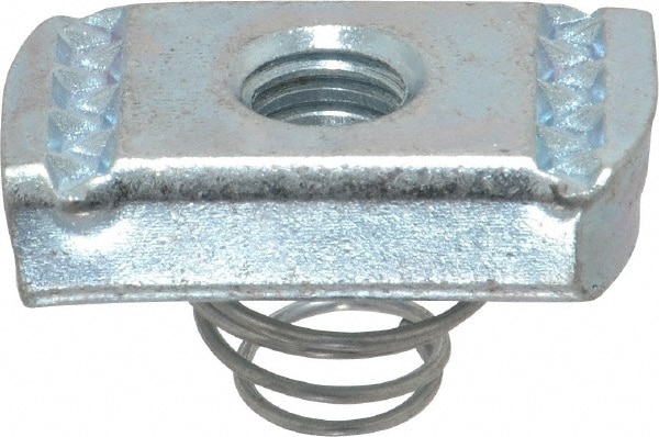 Strut Channel Short Spring Nut: Use with Thomas & Betts - Channel Type B Only, 3/8" Bolt