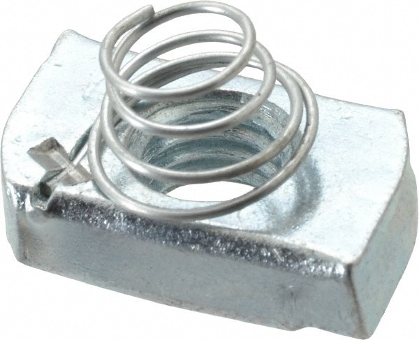 Strut Channel Short Spring Nut: Use with Thomas & Betts - Channel Type B Only, 1/2" Bolt