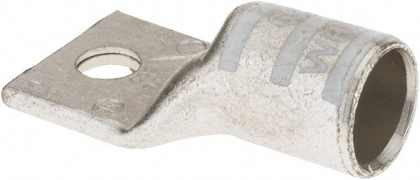 Square Ring Terminal: Non-Insulated, Compression Connection