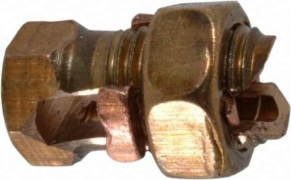 10 to 8 AWG, Copper Wire Compatible, Copper Alloy, Hex Split Bolt Connector