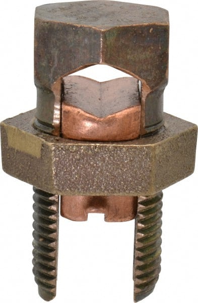 Thomas & Betts 30H 2 to 4/0 AWG, Copper Wire Compatible, Copper Alloy, Hex Split Bolt Connector 