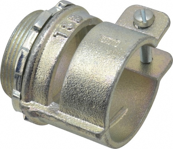 Thomas & Betts 258 Conduit Connector: For FMC, Malleable Iron, 1-1/2" Trade Size Image