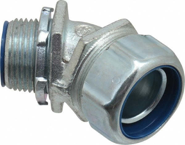 Thomas & Betts 5344 Conduit Connector: For Liquid-Tight, Malleable Iron, 1" Trade Size Image