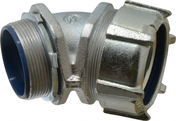 Thomas & Betts 5347 Conduit Connector: For Liquid-Tight, Malleable Iron, 2" Trade Size Image