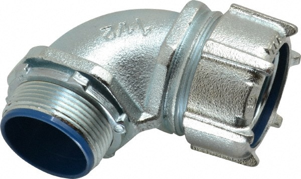 Thomas & Betts 5356 Conduit Connector: For Liquid-Tight, Malleable Iron, 1-1/2" Trade Size Image