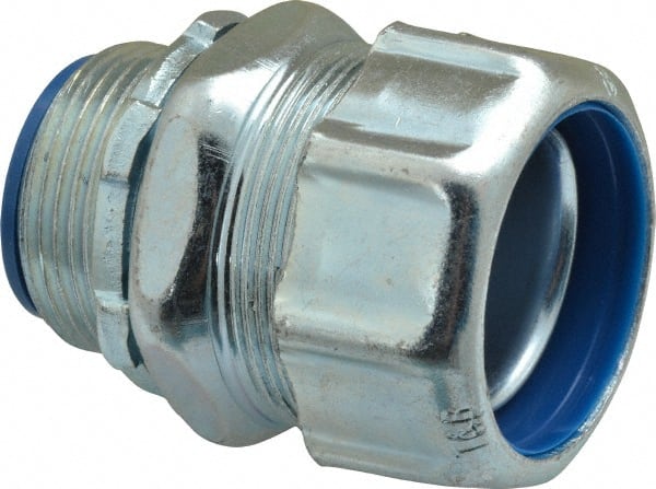 Thomas & Betts 5235 Conduit Connector: For Liquid-Tight, Steel, 1-1/4" Trade Size 