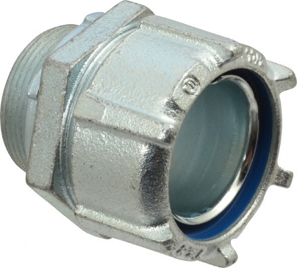 Thomas & Betts 5236 Conduit Connector: For Liquid-Tight, Steel, 1-1/2" Trade Size 