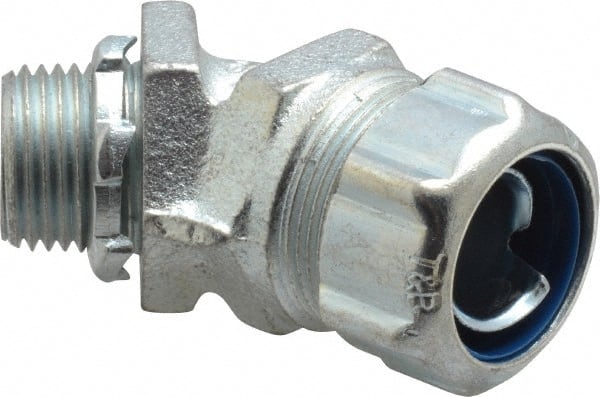 Thomas & Betts 5242 Conduit Connector: For Liquid-Tight, Malleable Iron, 1/2" Trade Size 
