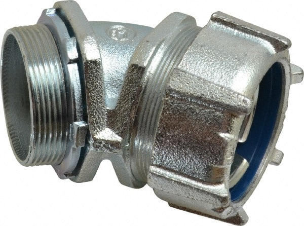 Thomas & Betts 5247 Conduit Connector: For Liquid-Tight, Malleable Iron, 2" Trade Size 