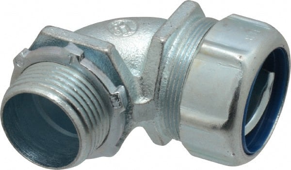 Thomas & Betts 5254 Conduit Connector: For Liquid-Tight, Malleable Iron, 1" Trade Size 