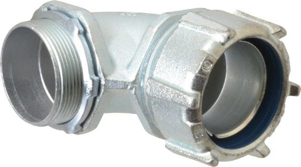 Thomas & Betts 5257 Conduit Connector: For Liquid-Tight, Malleable Iron, 2" Trade Size 