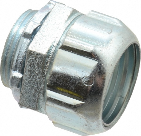 Thomas & Betts 8321 Conduit Connector: For Rigid & Intermediate (IMC), Malleable Iron, 1" Trade Size Image