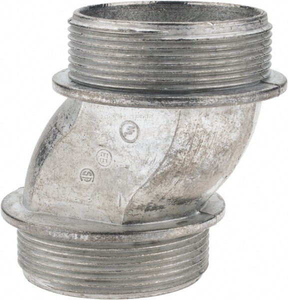 Thomas & Betts HO226 Conduit Nipple: For Rigid & Intermediate (IMC), Die Cast Zinc, 2" Trade Size 