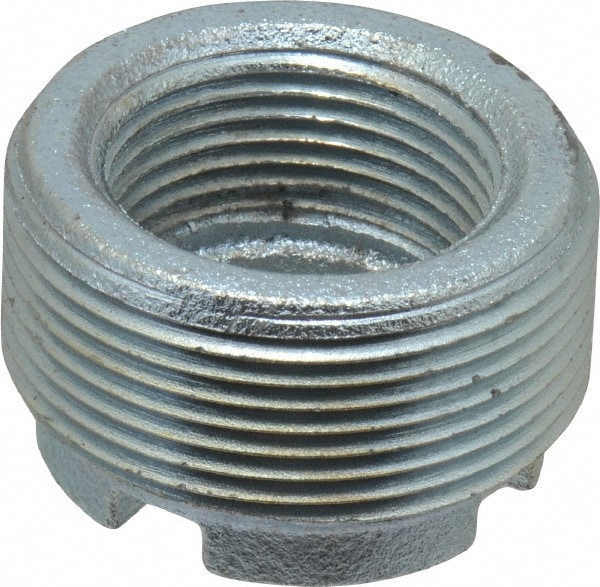 Thomas & Betts 609 Conduit Reducer: For Rigid & Intermediate (IMC), Malleable Iron, 1-1/2 to 1" Trade Size Image