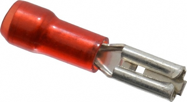 Thomas & Betts RA18-111F Wire Disconnect: Female, Red, Nylon, 22-18 AWG, 0.11" Tab Width Image