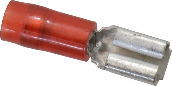 Thomas & Betts RAD18-182 Wire Disconnect: Female, Red, Nylon, 22-18 AWG, 0.187" Tab Width Image