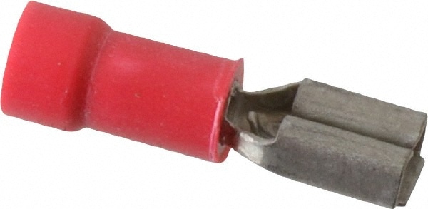 Thomas & Betts 18RAD-182 Wire Disconnect: Female, Red, Vinyl, 22-18 AWG, 0.187" Tab Width Image