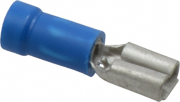 Thomas & Betts 14RBD-182 Wire Disconnect: Female, Blue, Vinyl, 16-14 AWG, 0.187" Tab Width Image