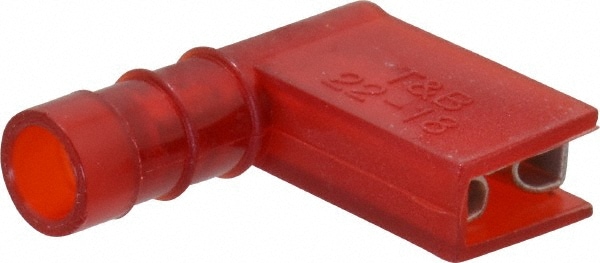 Thomas & Betts RA18-250A Wire Disconnect: Female, Red, Nylon, 22-18 AWG, 1/4" Tab Width Image