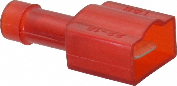 Thomas & Betts 18RA-251T Wire Disconnect: Male, Red, Nylon, 22-18 AWG, 1/4" Tab Width Image