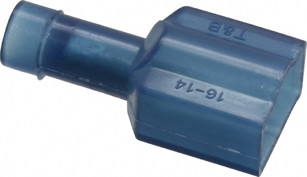 Thomas & Betts 14RB-251T Wire Disconnect: Male, Blue, Nylon, 16-14 AWG, 1/4" Tab Width Image