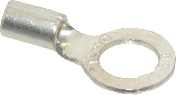 Thomas & Betts C10-516 D Shaped Ring Terminal: Non-Insulated, 12 to 10 AWG, Crimp Connection 