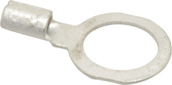 Thomas & Betts C10-12 D Shaped Ring Terminal: Non-Insulated, 12 to 10 AWG, Crimp Connection 
